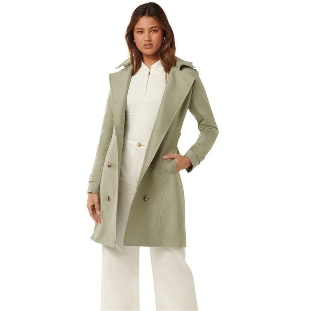 Ever New Trench Coat (Green)
